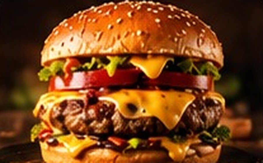 LUSCIOUS BURGER signature cheese burger